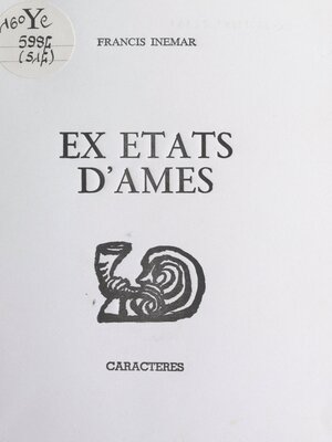cover image of Ex états d'âmes